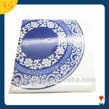 custom blue and white porcelain design souvenir metal fridge magnet